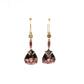 Tourmaline and Peridot Gold Earrings