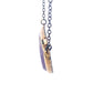 Amethyst, Tourmaline, and Diamond Gold Kintsugi Necklace