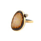 Boulder Opal and Diamond Gold Ring