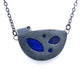Lapis, Tourmaline, and Diamond Gold Necklace