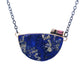 Lapis, Tourmaline, and Diamond Gold Necklace
